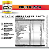 C4 / Cellucor, C4® Energy + Aminos, Fruit Punch, 9 oz (255 g)