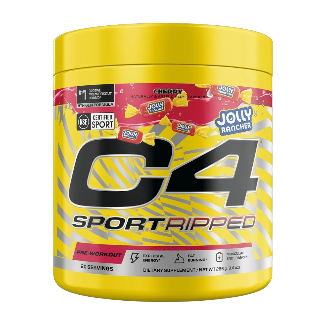 C4 / Cellucor, C4® Sport Ripped, Pre-Workout, Jolly Rancher Cherry, 9.4 oz (266 g)