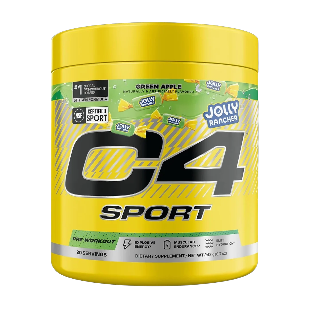 C4 / Cellucor, C4® Sport, Pre-Workout, Jolly Rancher Green Apple, 8.7 oz (248 g)