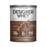 Designer Wellness, Designer Whey, Natural 100% Whey Protein Powder, Gourmet Chocolate, 12 oz, 340 g