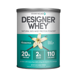 Designer Wellness, Designer Whey, Natural 100% Whey Protein Powder, French Vanilla, 12 oz, 340 g