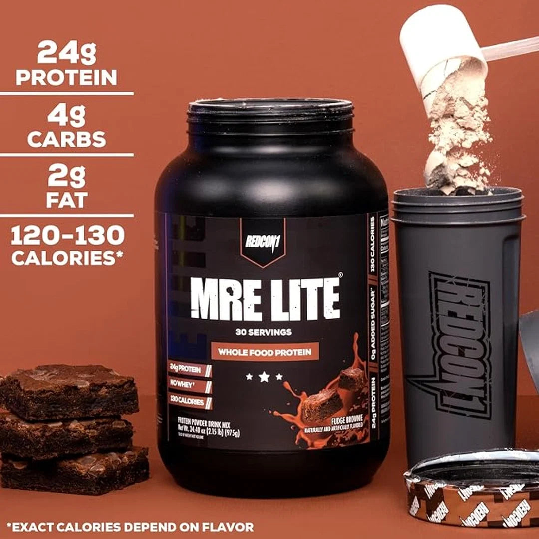 Redcon1, MRE Lite, Whole Food Protein, Blueberry Cobbler, 1.92 lb (870 g)