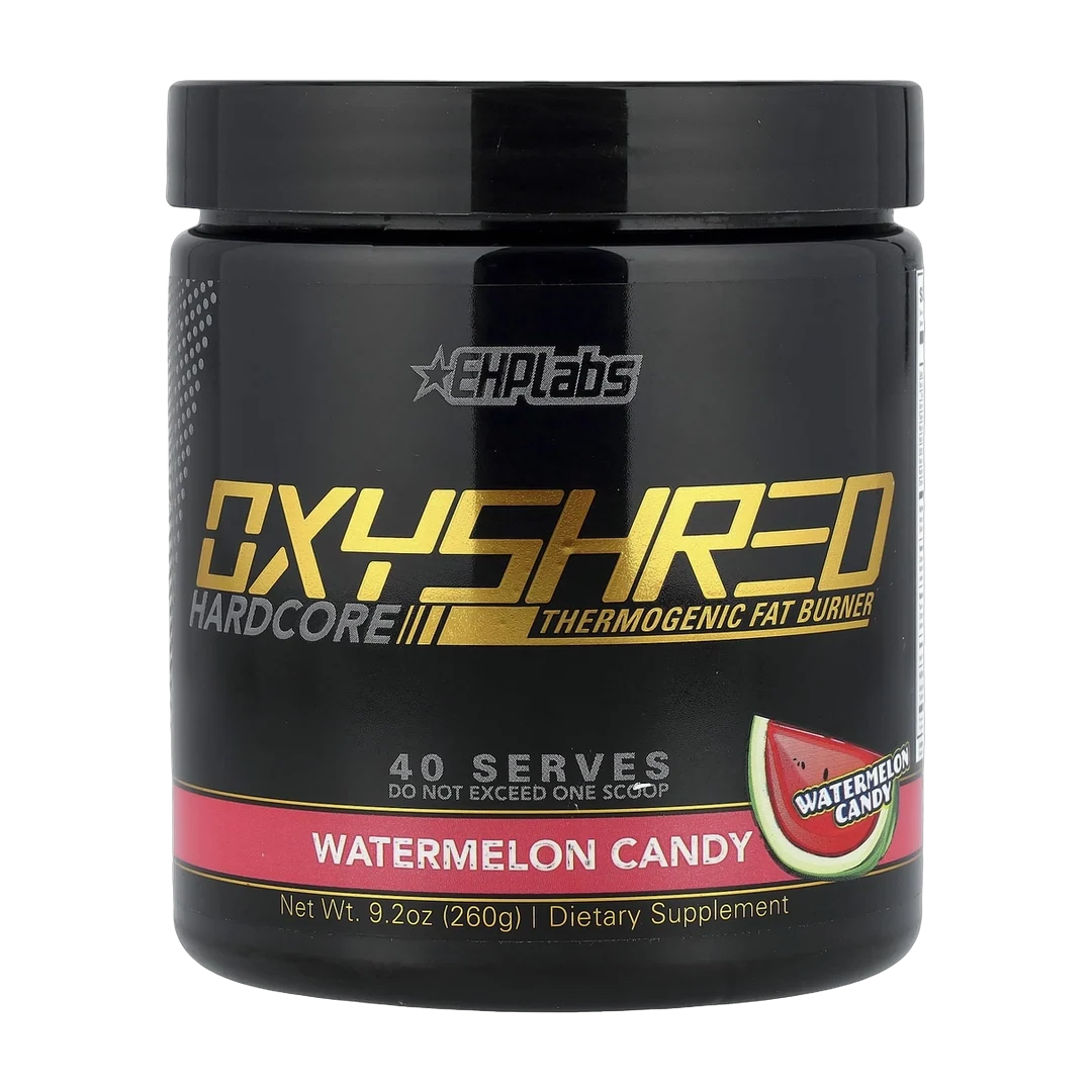 EHPlabs, OxyShred Hardcore, Thermogenic Fat Burner, Watermelon Candy, 9.2 oz (260 g)