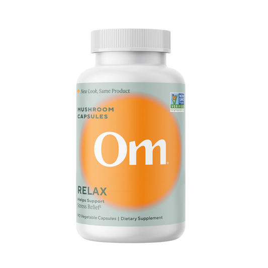 Om Mushrooms, Relax Mushroom Capsules, 90 Capsules
