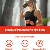 Om Mushrooms, Mushroom Morning Blend, 10 Packets, 8 g Each