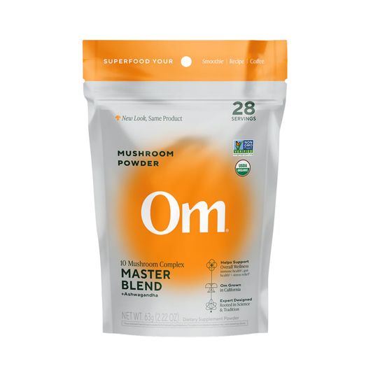 Om Mushrooms, Master Blend Organic Mushroom Powder, 2.22 Oz, 63 g