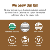 Om Mushrooms, Superfood Mushroom Blend, Coffee Latte, 8.47 oz, 240 g