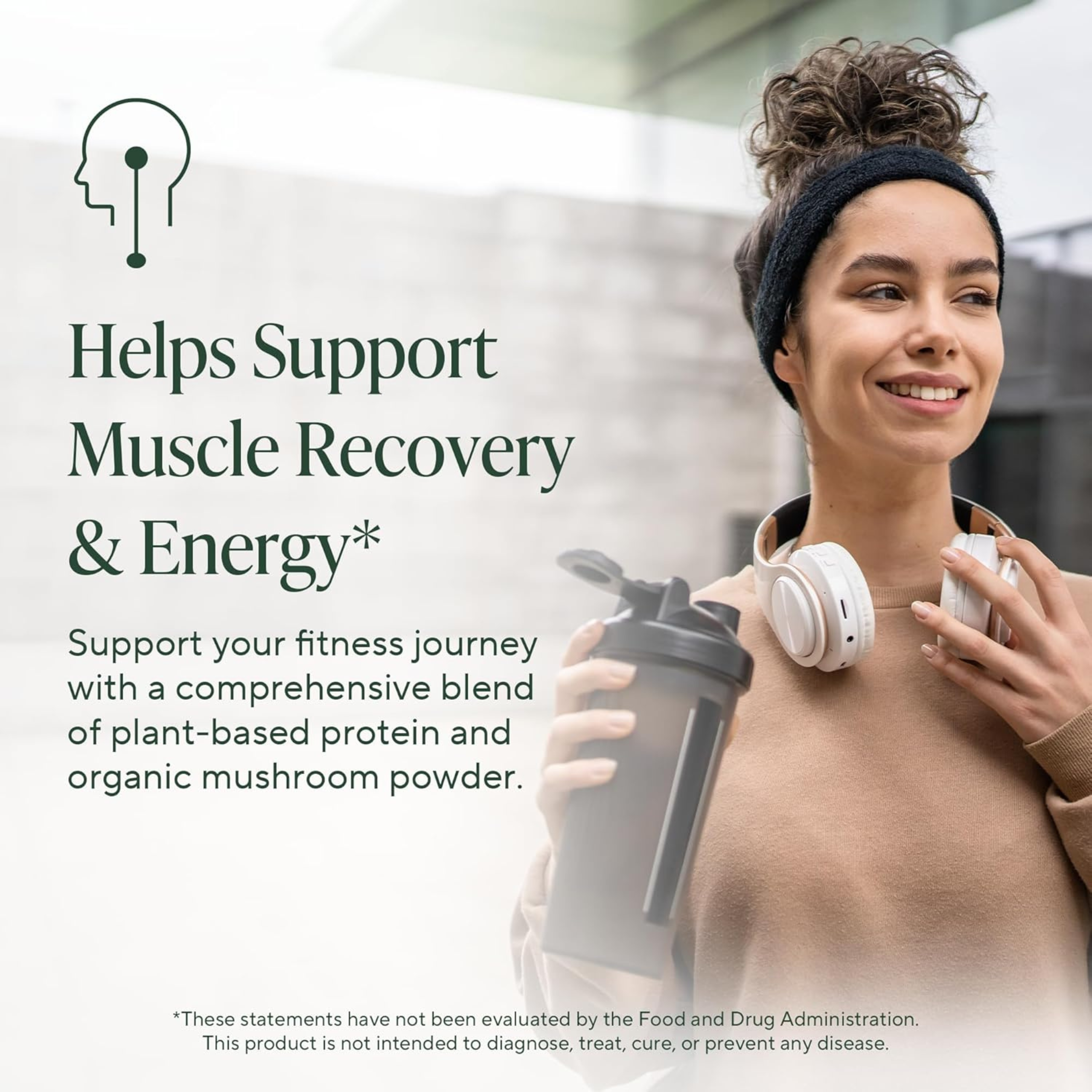 Om Mushrooms, Master Blend, Plant Protein, Creamy Chocolate, 10 Packets , 34 g Each