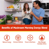 Om Mushrooms, Mushroom Morning Blend, 8.47 Oz, 240 g