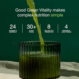 Nuzest, Greens Powder Good Green Vitality, Vegan Multivitamin Supplement, 300 Gm