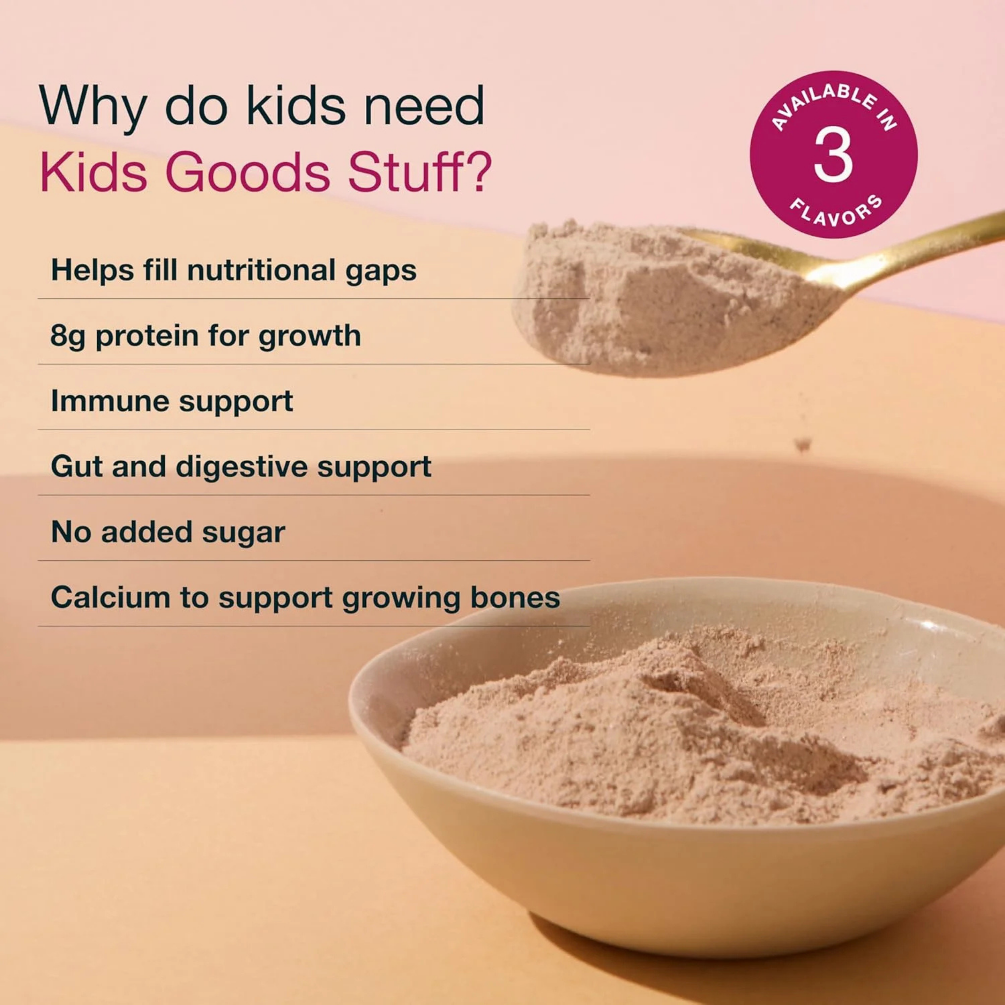 Nuzest, Kids Good Stuff, Multinutrient Drink Mix, Vanilla Caramel, 7.9 Oz