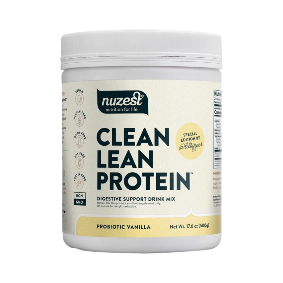 Nuzest, Clean Lean Protein, Probiotic Vanilla, 20 Servings, 1.1 lb