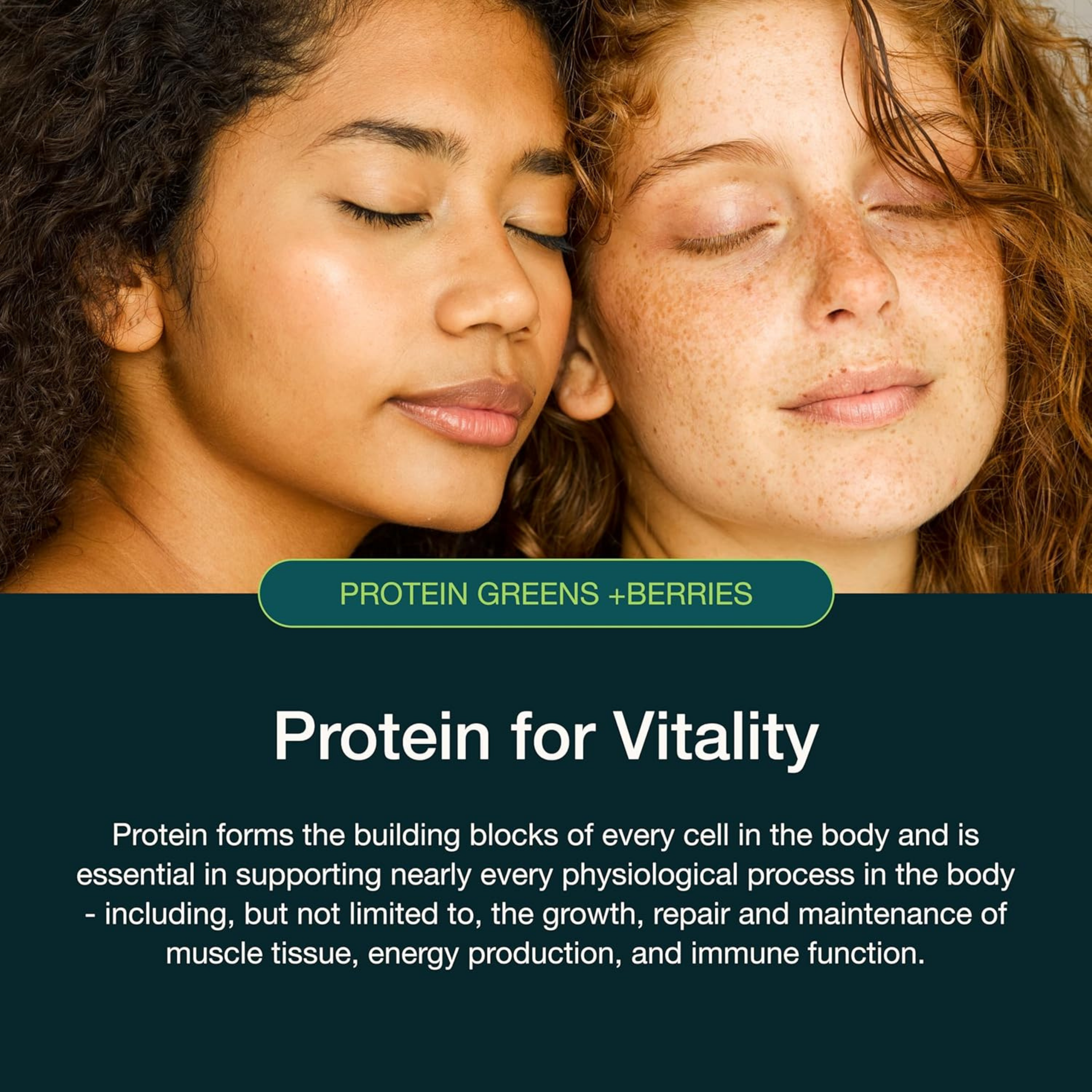 Nuzest, Protein Greens + Berries, Vanilla Caramel, 10.6 Oz