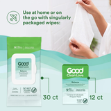 Good Clean Love, Balance, Personal Moisturizing & Cleansing Wipes, 30 Wipes