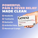 Genexa, Acetaminophen Extra Strength, 500 mg, 50 Capsules