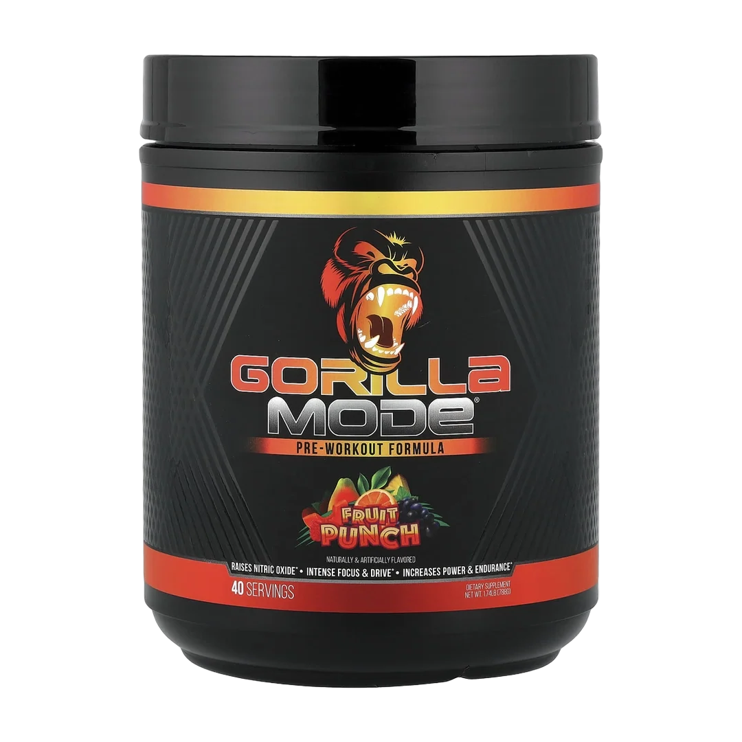 Gorilla Mind, Mode®, Pre-Workout Formula, Fruit Punch, 1.74 lb (788 g)