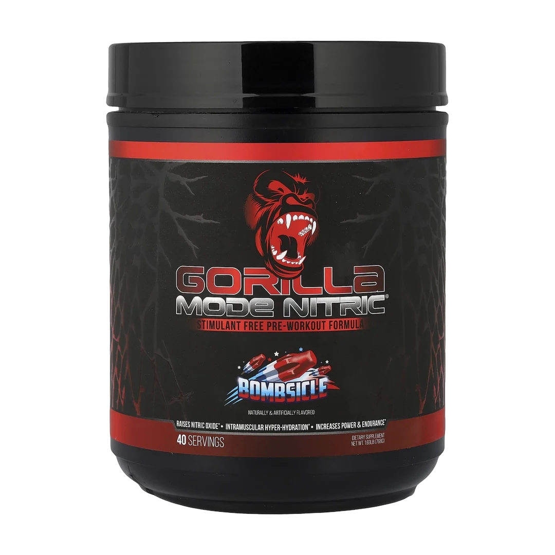 Gorilla Mind, Mode Nitric®, Stimulant Free Pre-Workout Formula, Bombsicle, 1.69 lb (768 g)