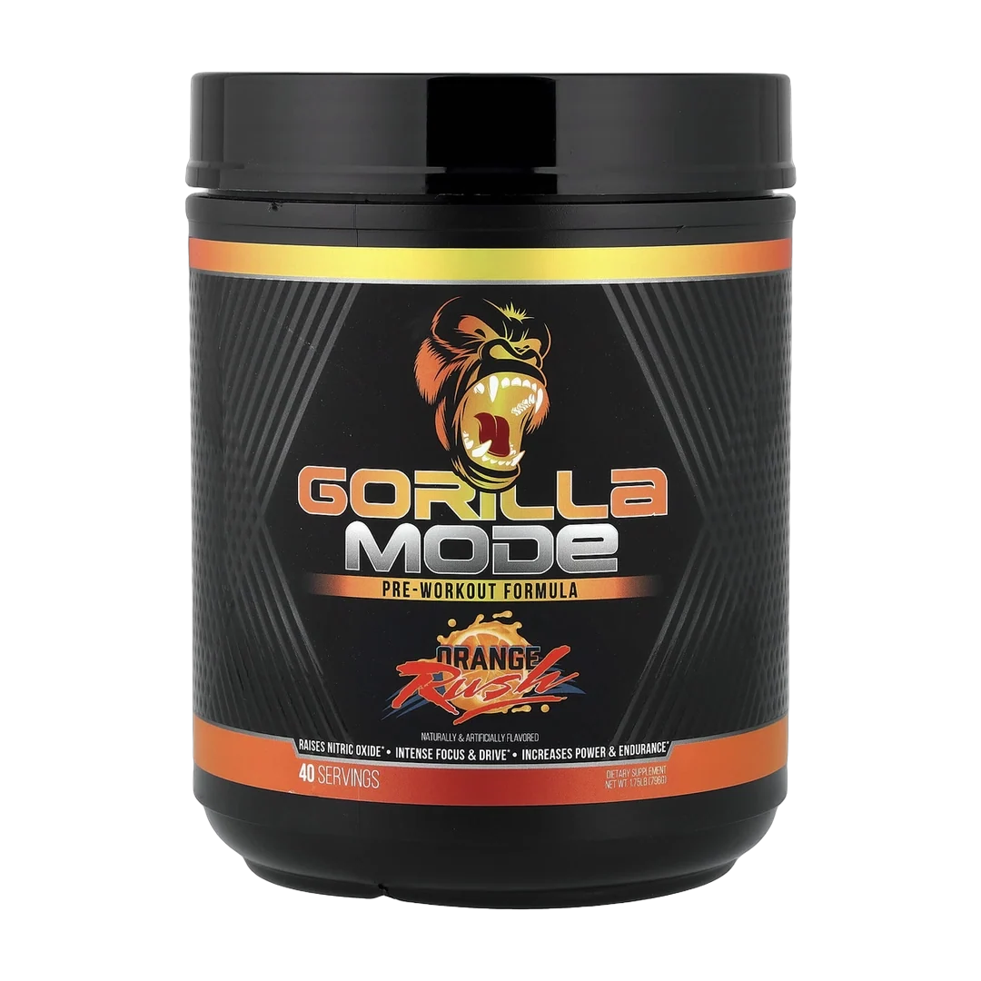 Gorilla Mind, Mode, Pre-Workout Formula, Orange Rush, 1.75 lb (796 g)