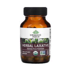 Organic India, Herbal Laxative, Senna Free Formula, 60 Veg Caps