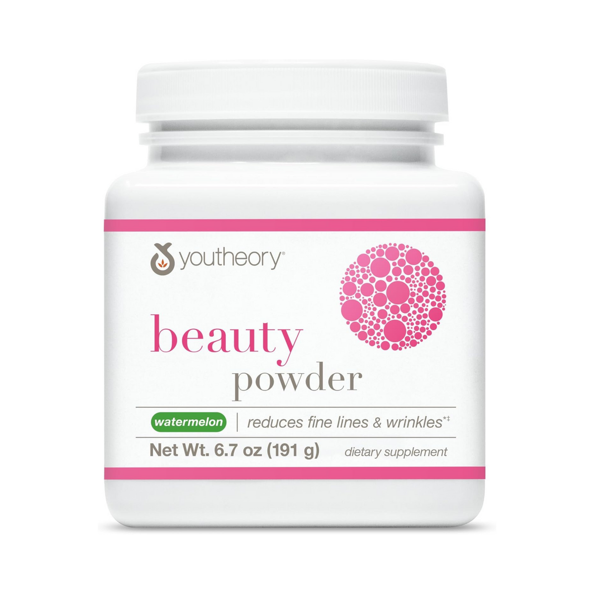Youtheory, Beauty Powder, Watermelon, 6.7 OZ Ounce
