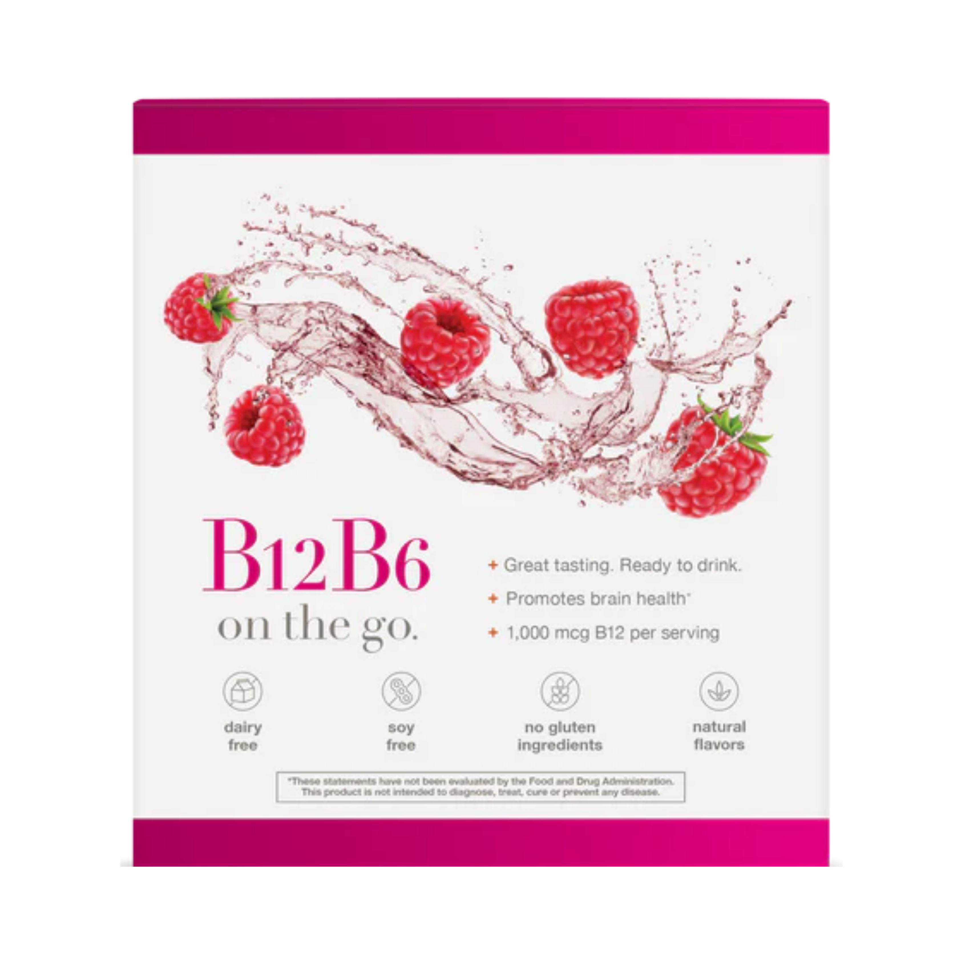 Youtheory, B12 and B6 Liquid raspberry, 12 Packets