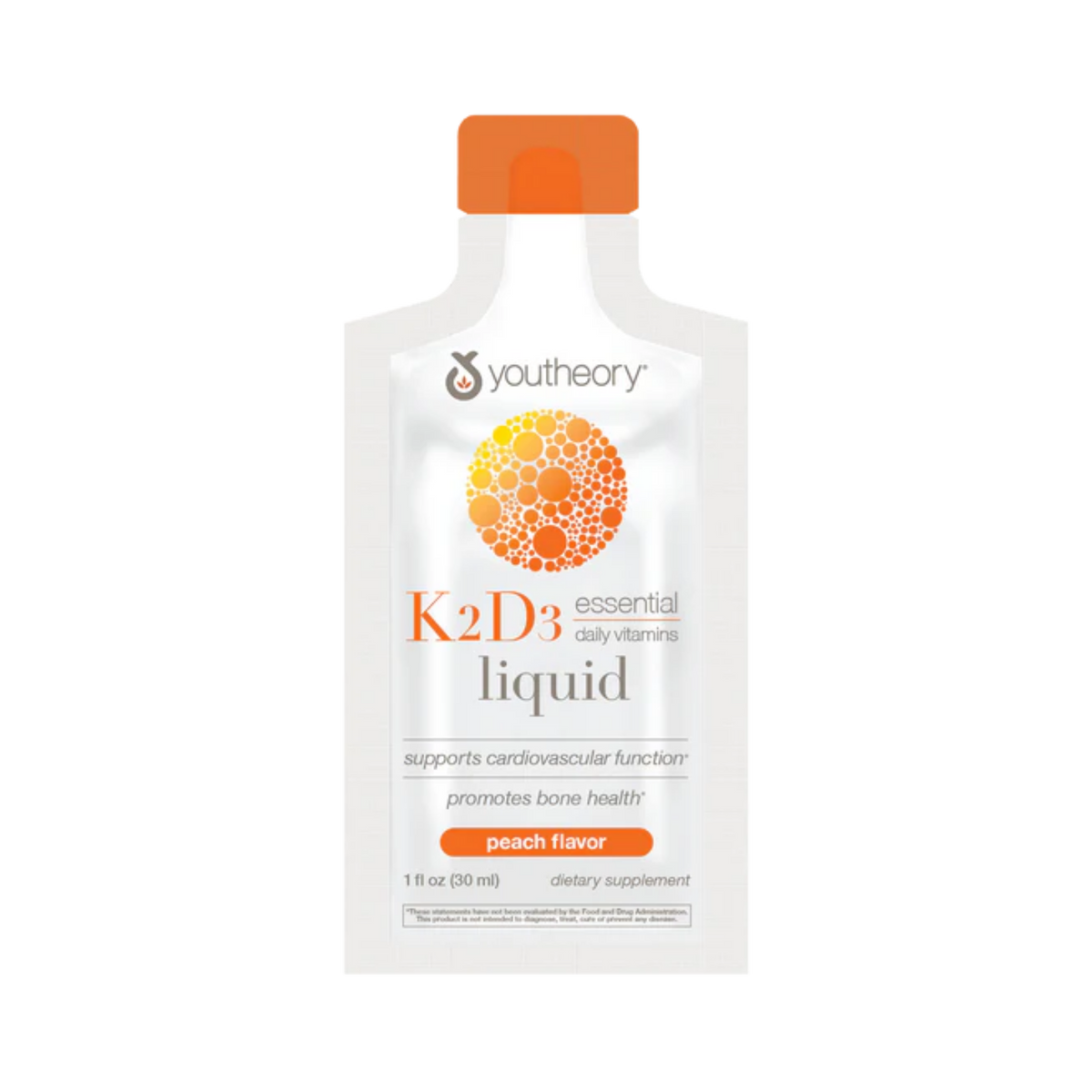 Youtheory, K2 and D3 Liquid, 12 Packets, 1 fl OZ