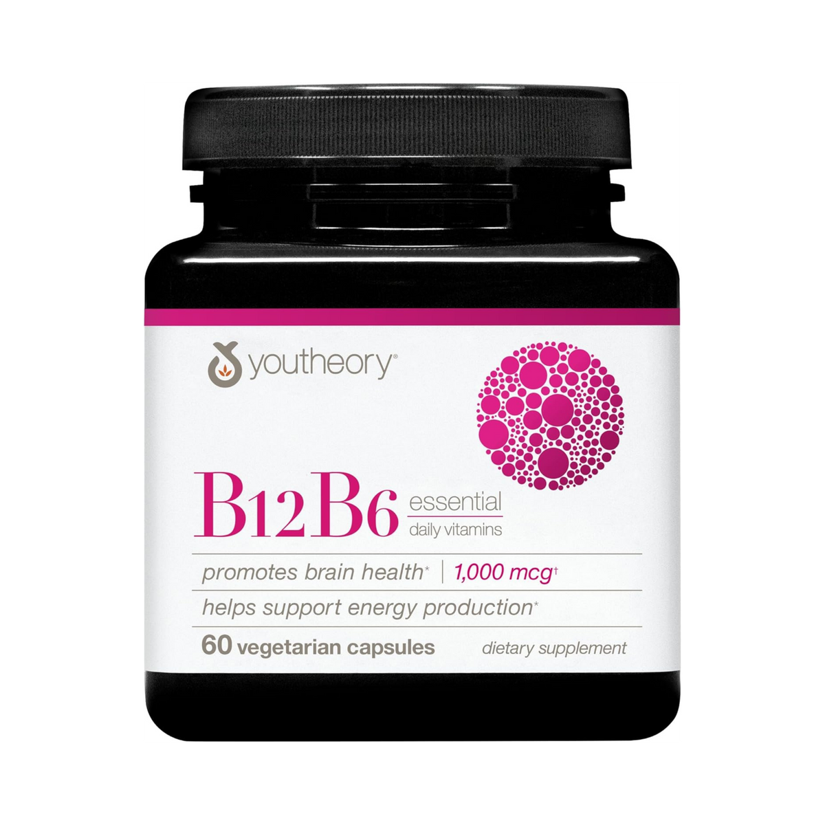 Youtheory, B12 and B6, 60 Vegetarian Capsules