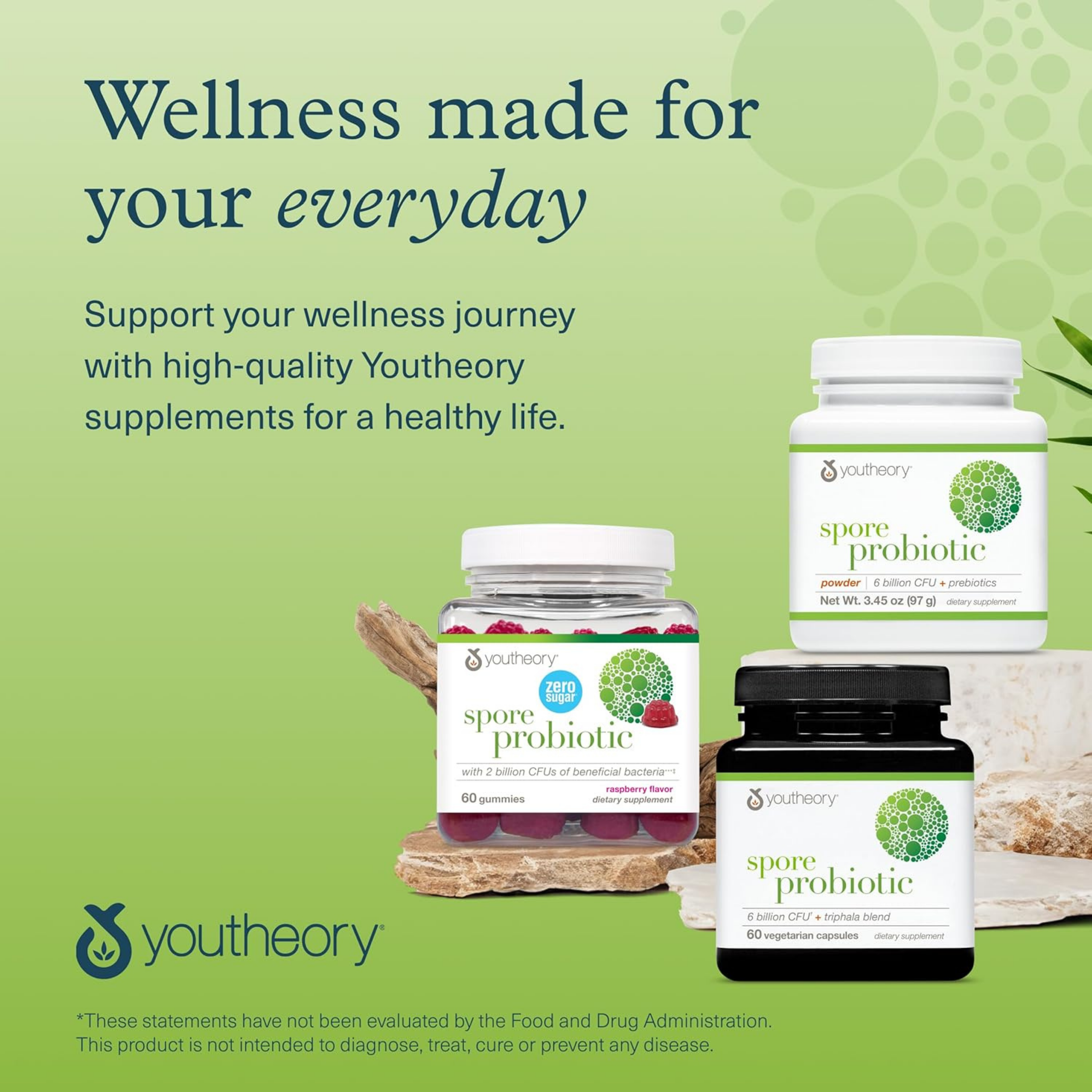 Youtheory, Spore Probiotic,  60 Gummies