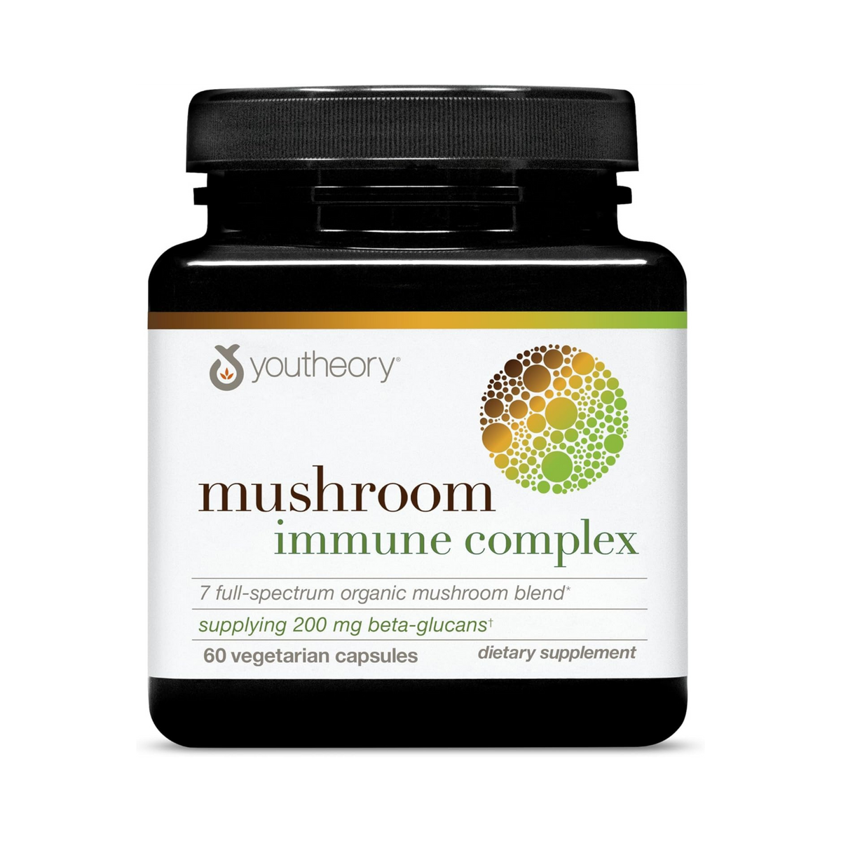 Youtheory,  Mushroom Immune Complex, 60 Vegetarian Capsules