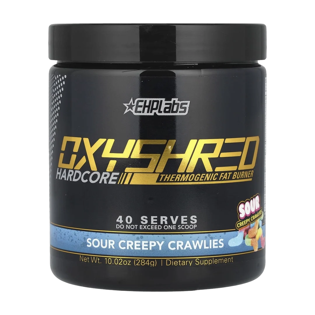 EHPlabs, OxyShred Hardcore, Thermogenic Fat Burner, Sour Creepy Crawlies, 10.02 oz (284 g)