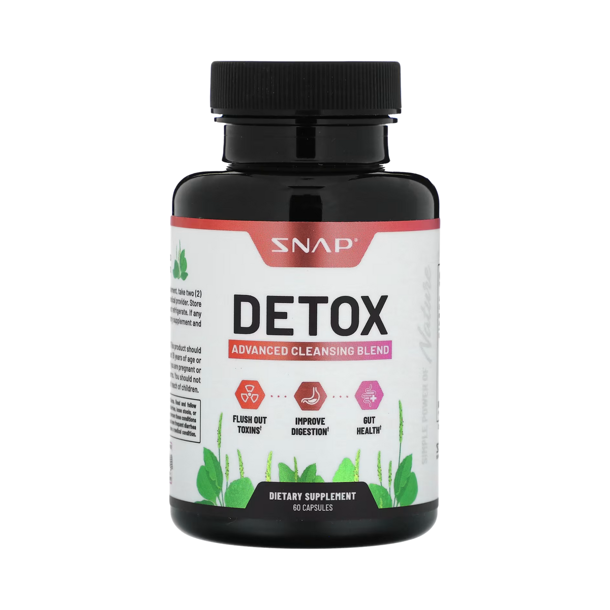 Snap Supplements, Detox, Advanced Cleansing Blend, 60 Capsules