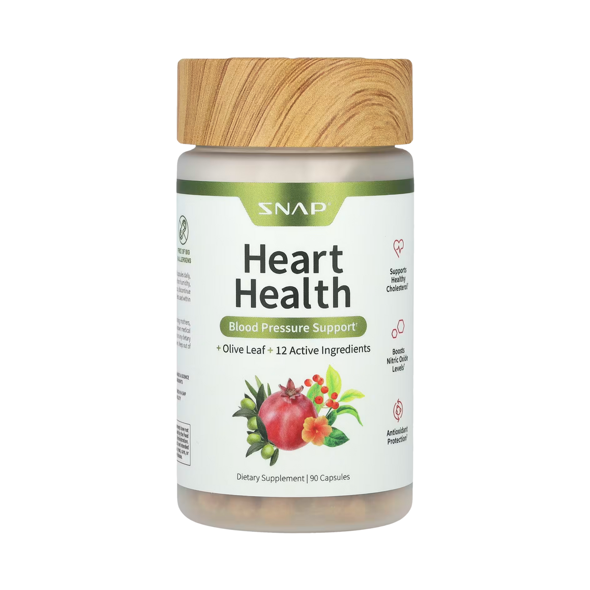 Snap Supplements, Heart Health, 90 Capsules