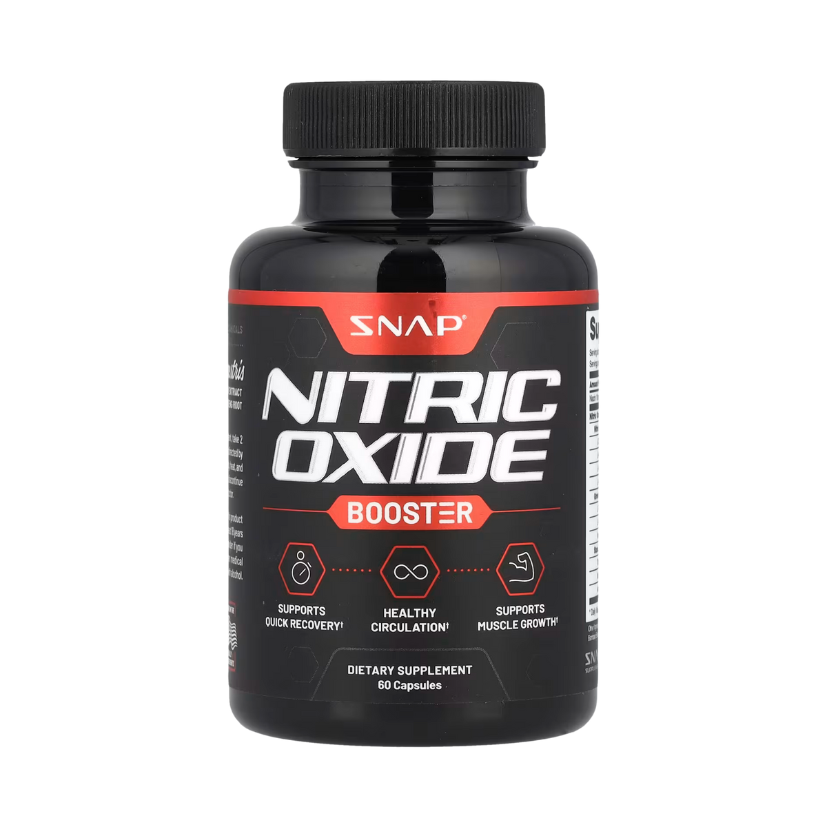 Snap Supplements, Nitric Oxide Booster, 60 Capsules
