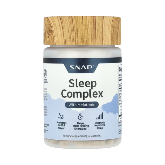 Snap Supplements, Sleep Complex with Melatonin, 60 Capsules