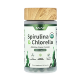 Snap Supplements, Spirulina & Chlorella, 120 Capsules