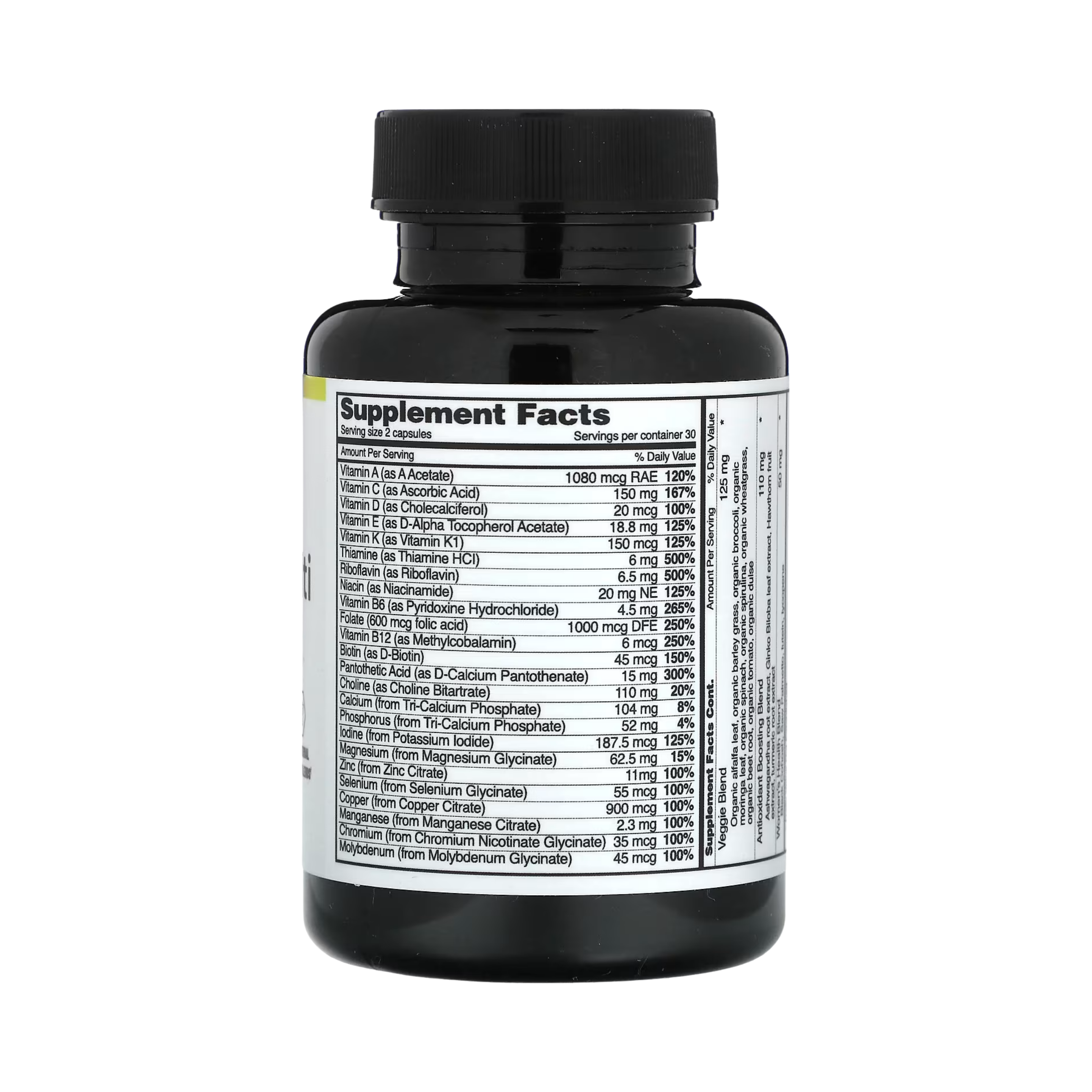 Snap Supplements, Women's Daily Multi Vitamin, 60 Capsules