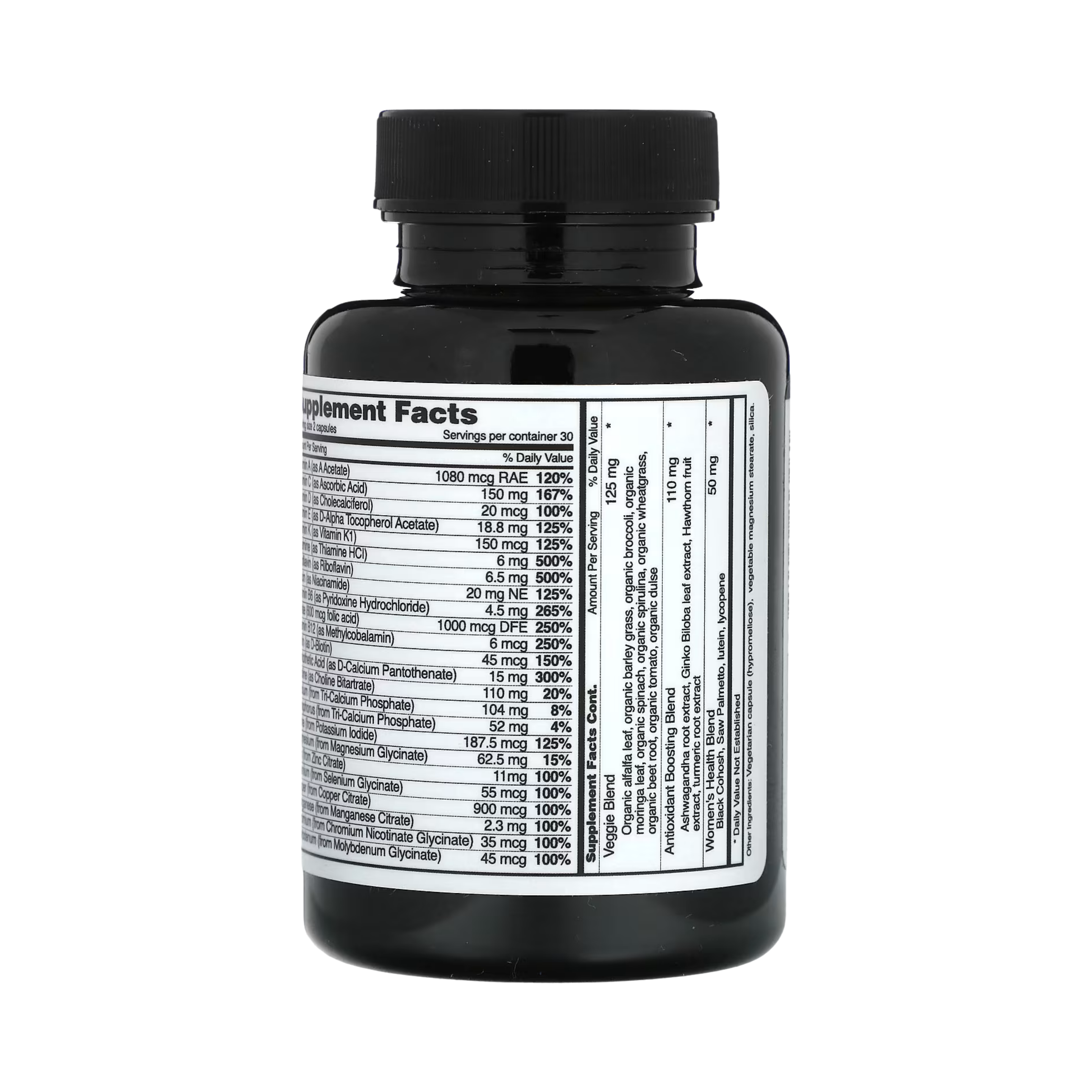 Snap Supplements, Women's Daily Multi Vitamin, 60 Capsules