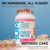 Raw Nutrition, Bum, Itholate® Protein, Birthday Cake, 29.1 oz (825 g)