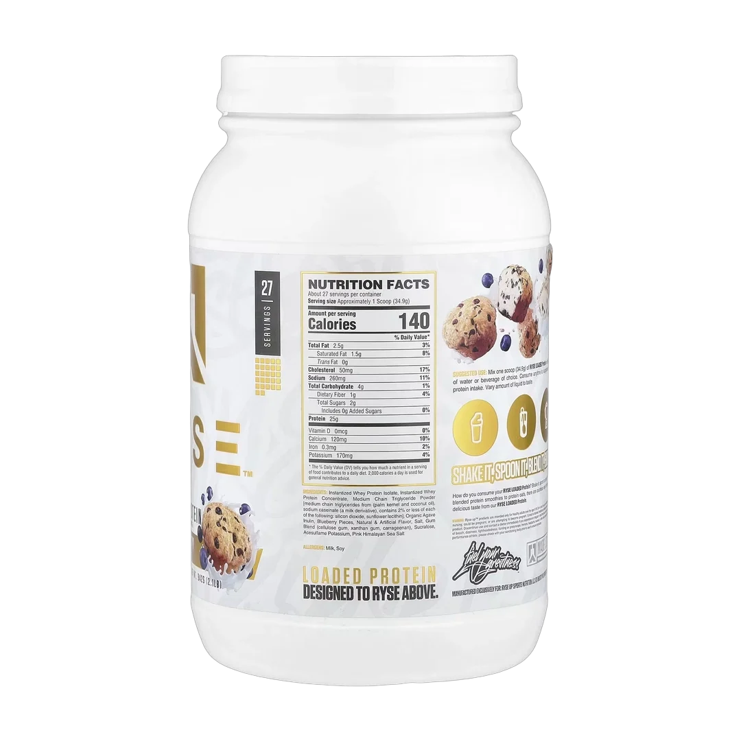 RYSE, Loaded Protein, Blueberry Muffin, 2.1 lb (942 g)