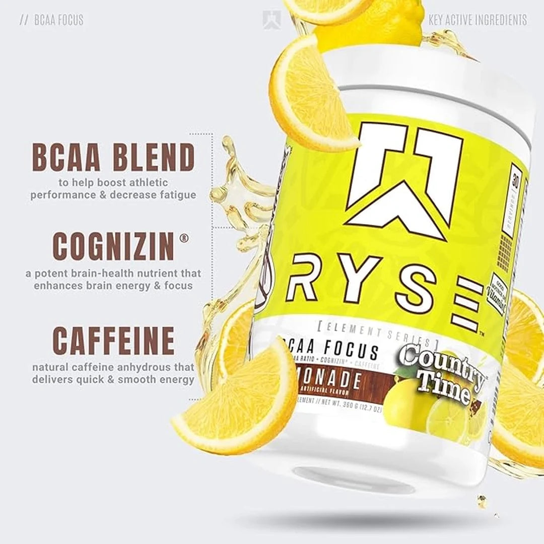 RYSE, Element Series, BCAA Focus, Country Time®, Lemonade, 12.7 oz (360 g)