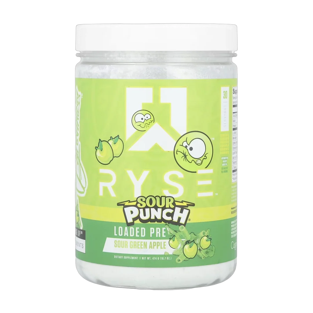 RYSE, Loaded Pre, Sour Punch® Sour Green Apple, 16.7 oz (474 g)