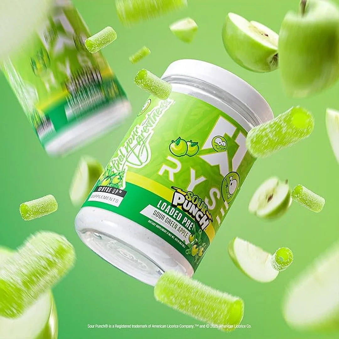 RYSE, Loaded Pre, Sour Punch® Sour Green Apple, 16.7 oz (474 g)