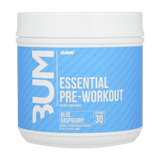 Raw Nutrition, Bum Essentials, Essential Pre-Workout, Blue Raspberry, 14.81 oz (420 g)