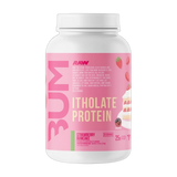 Raw Nutrition, Bum, Itholate® Protein, Strawberry Bumcake, 27.34 oz (775 g)