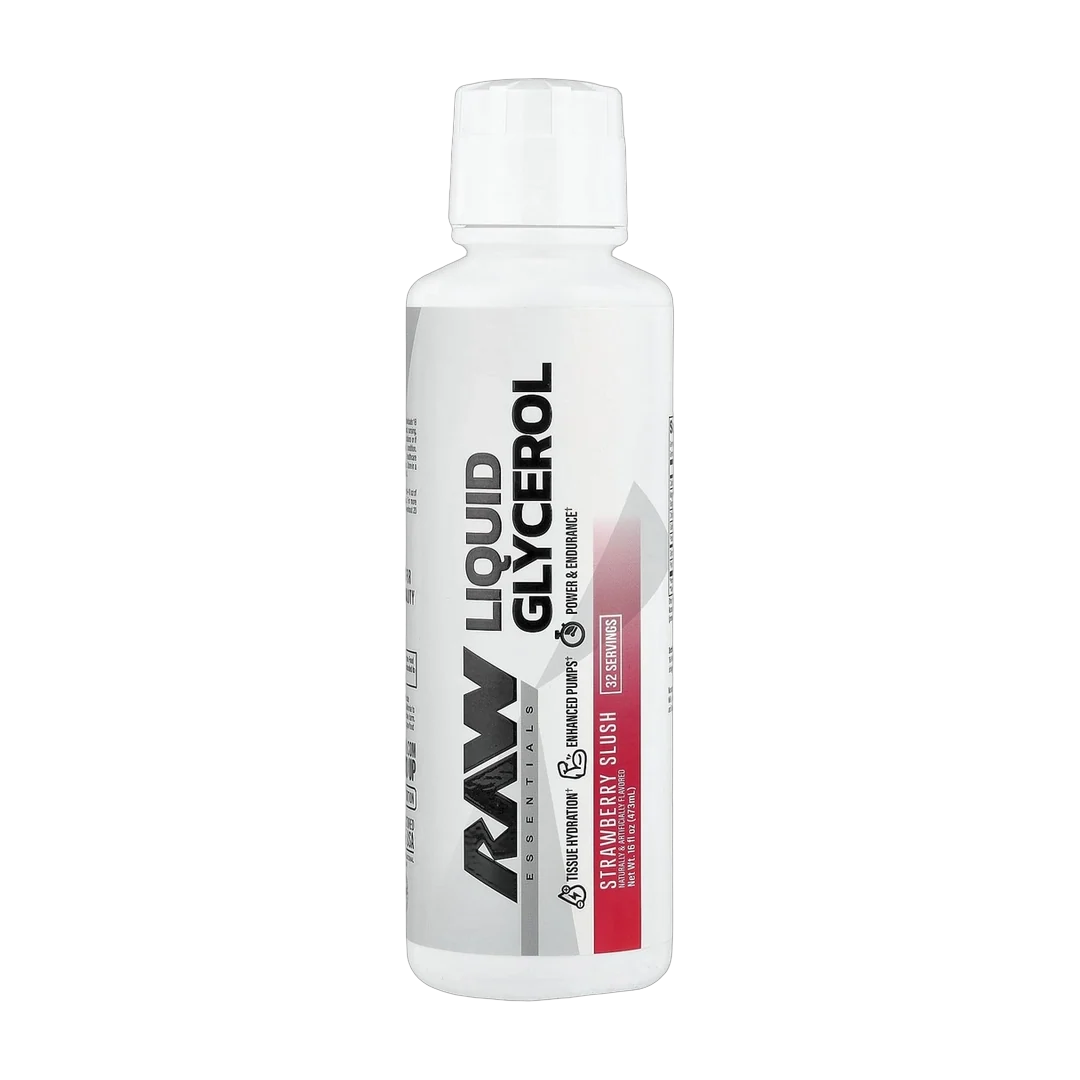 Raw Nutrition, Liquid Glycerol, Strawberry Slush, 16 fl oz (473 ml)