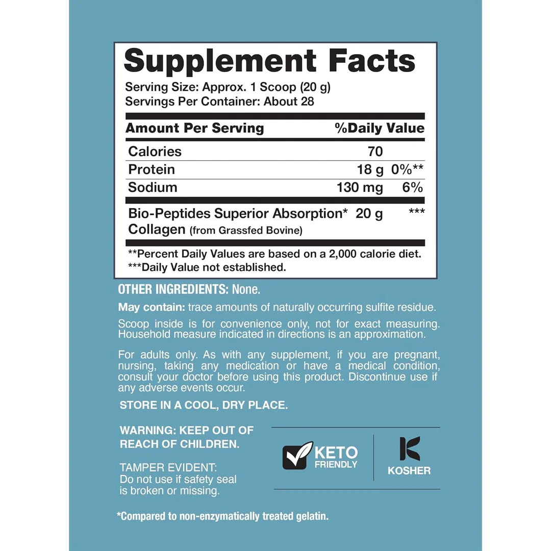 NeoCell, Collagen Bio-Peptides™ Protein, Unflavored, 20 oz (567 g)