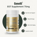 GeneIII, L-Ergothioneine, 75mg, 60 Capsules