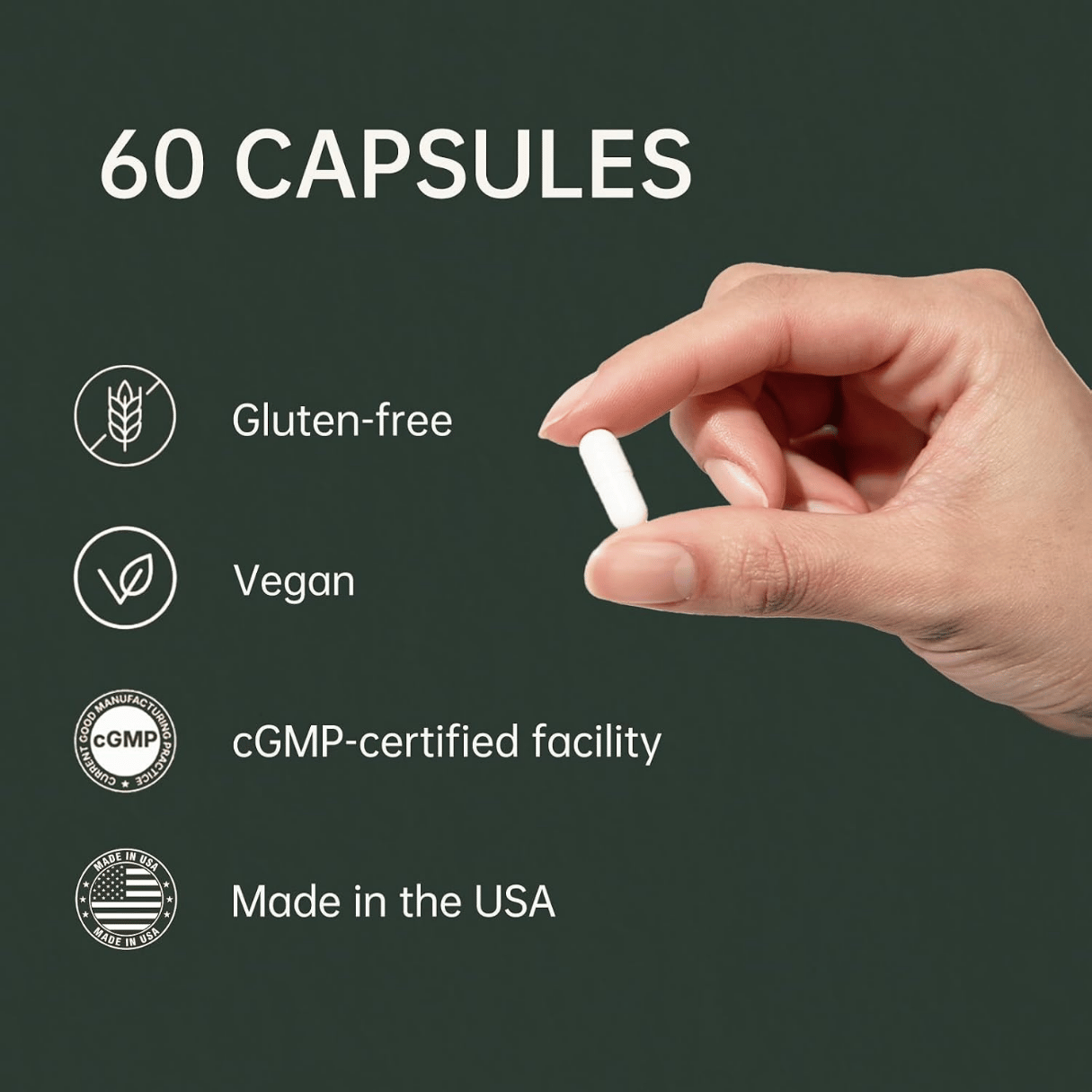 GeneIII, L-Ergothioneine, 75mg, 60 Capsules