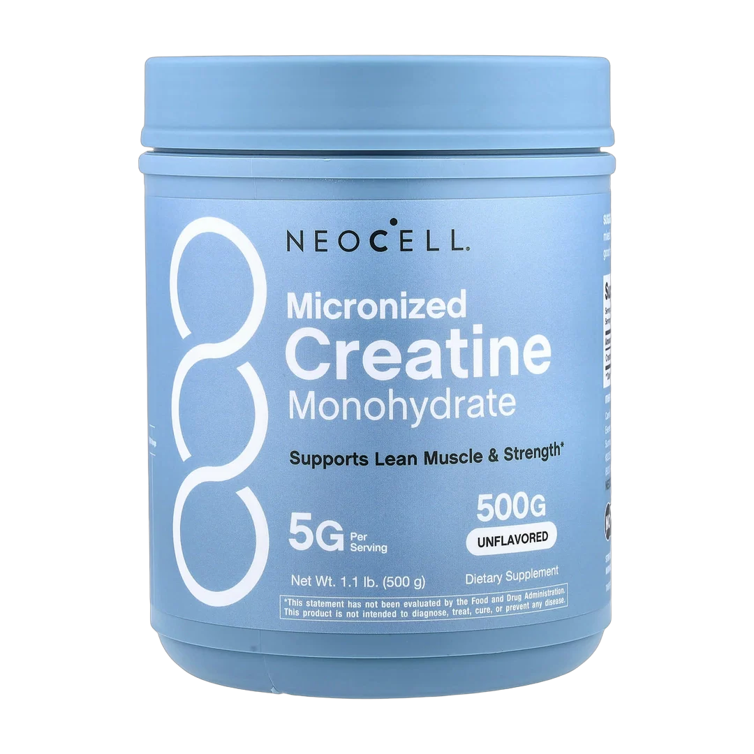 NeoCell, Micronized Creatine Monohydrate, Unflavored, 1.1 lb (500 g)