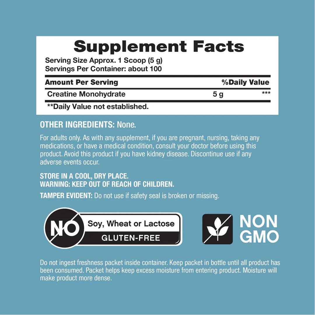 NeoCell, Micronized Creatine Monohydrate, Unflavored, 1.1 lb (500 g)